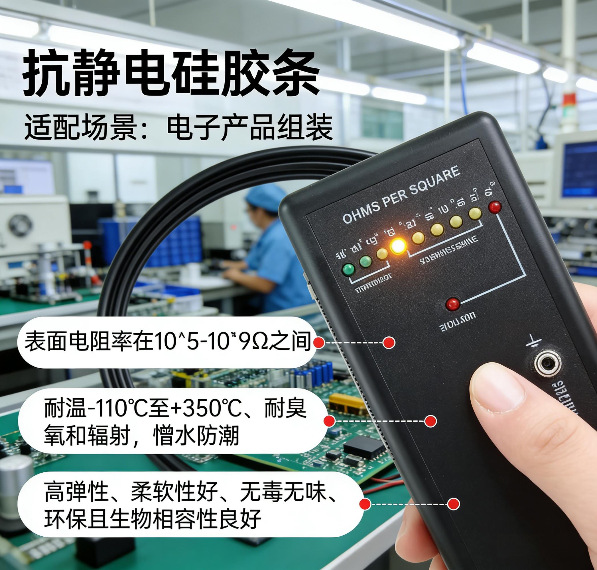抗静电硅胶条